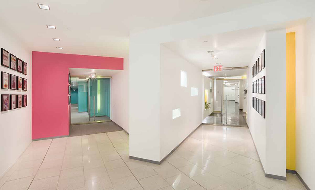 Architectural photograph of the Getty Images office in New York City