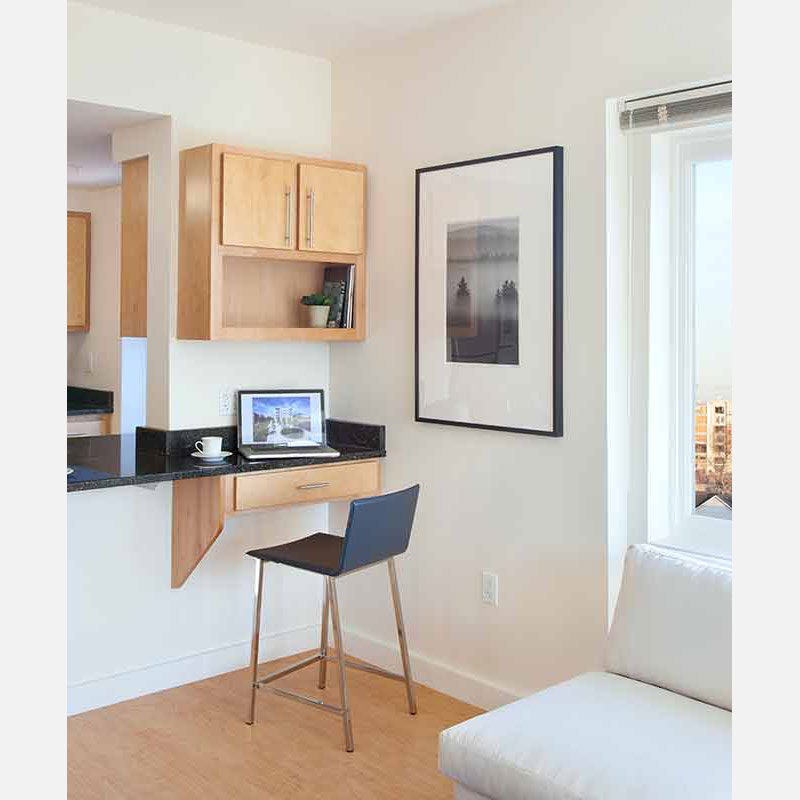 Professional architectural photograph of an apartment in Stamford, CT