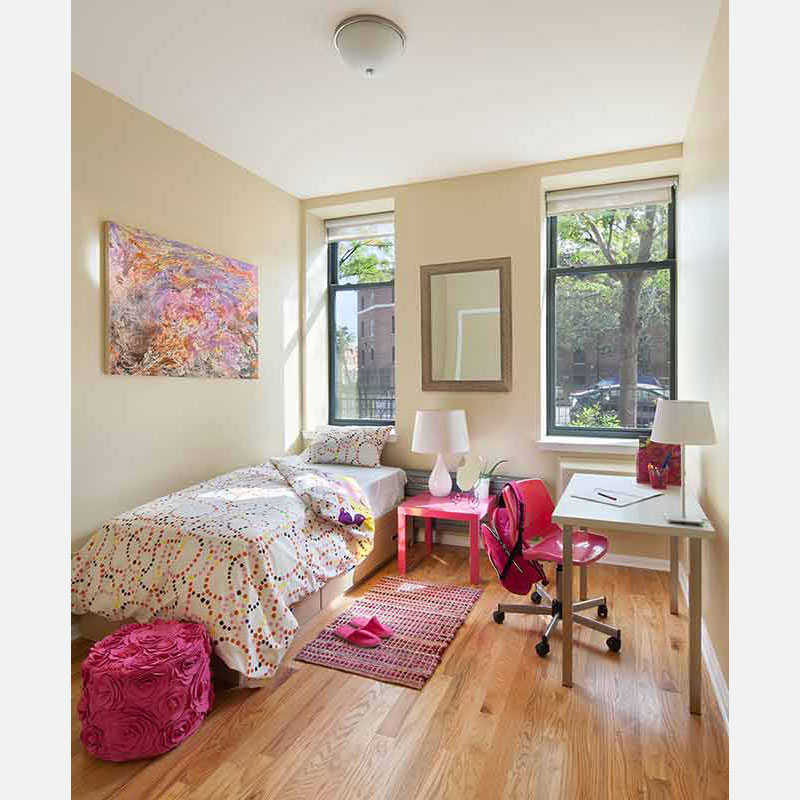 Professional architectural photograph of an apartment in New York City