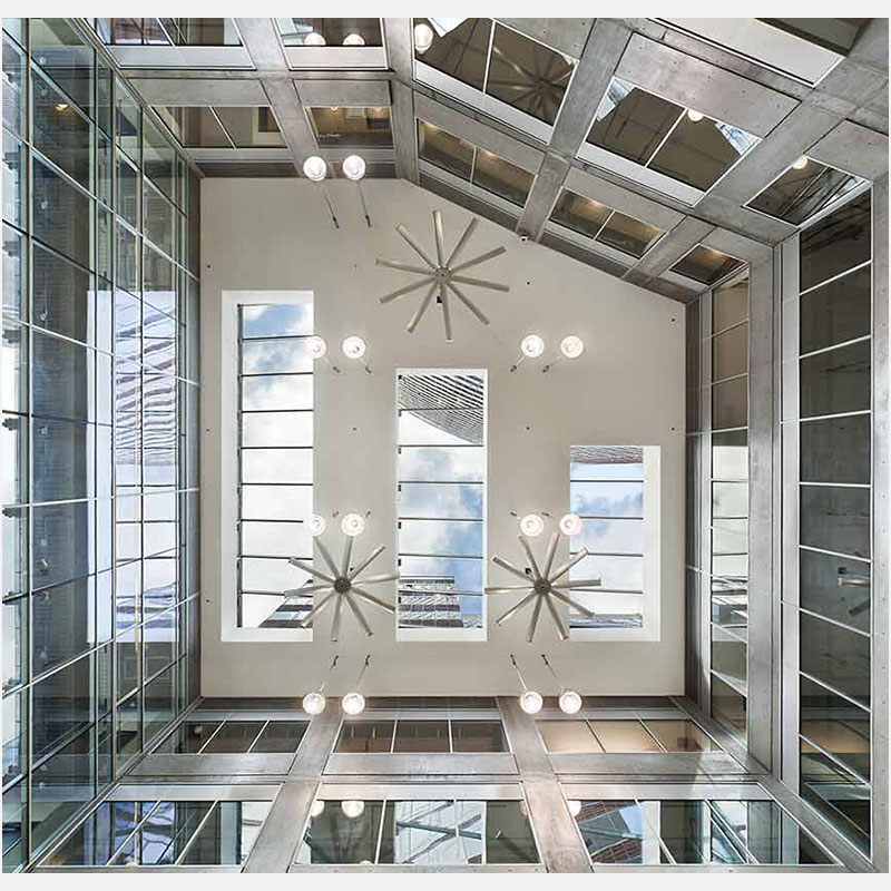 Professional architectural photograph of civic infrastructure in New York City