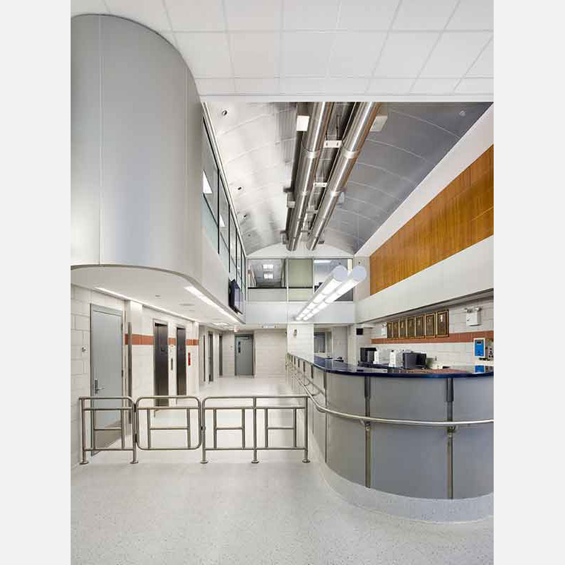 Professional architectural photograph of civic infrastructure in New York City