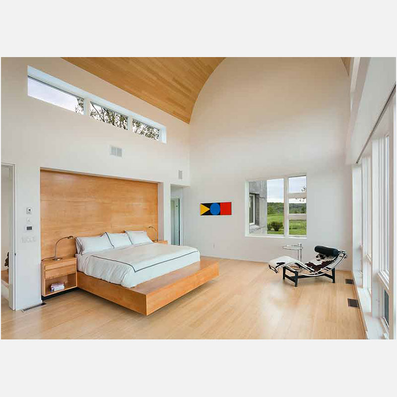 Professional architectural photograph of a high-end private country residence