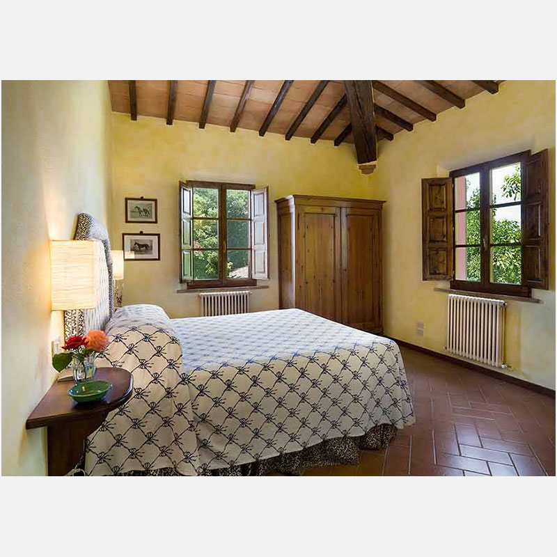 Professional architectural photograph of a high-end private country residence