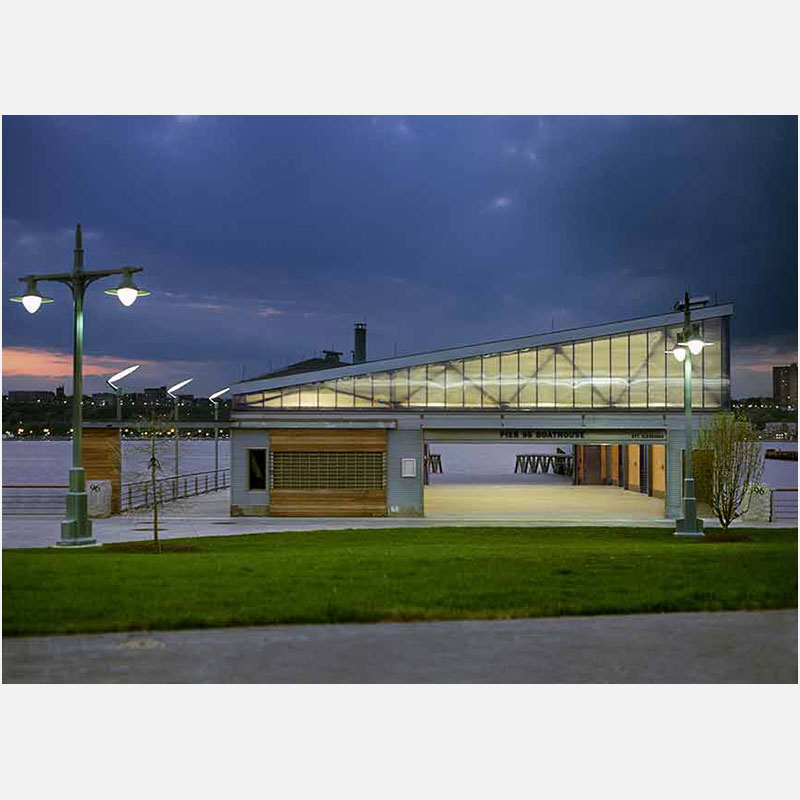 Professional architectural photograph of a sport facility in New York City