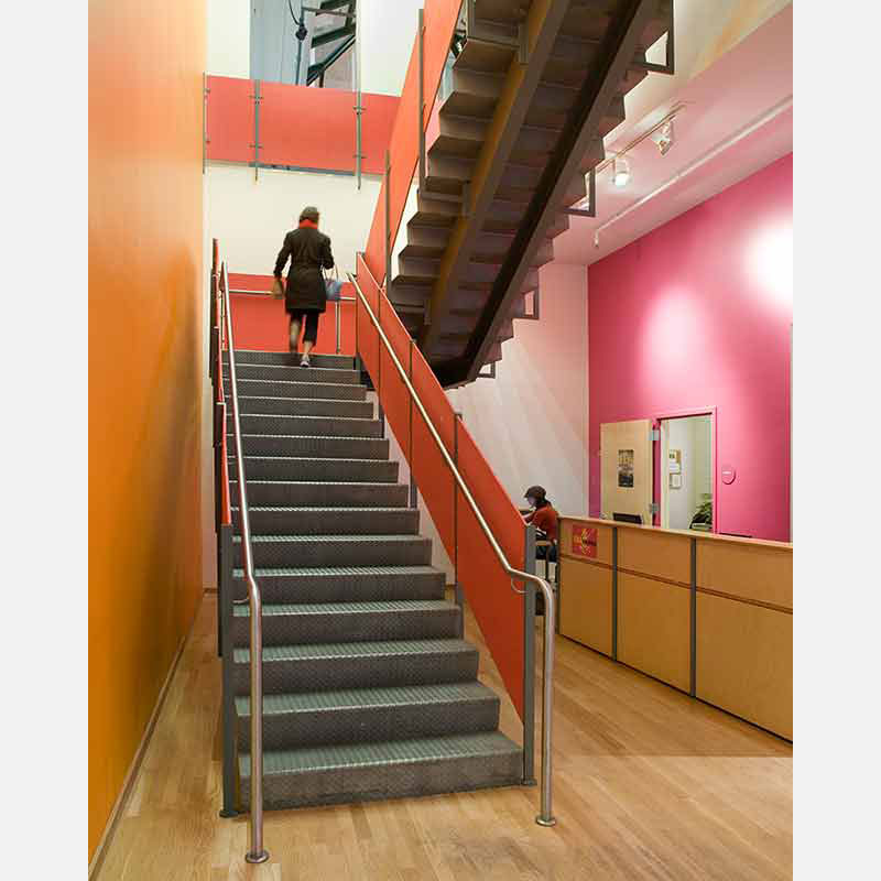 Professional architectural photograph of a cultural institution in New York City