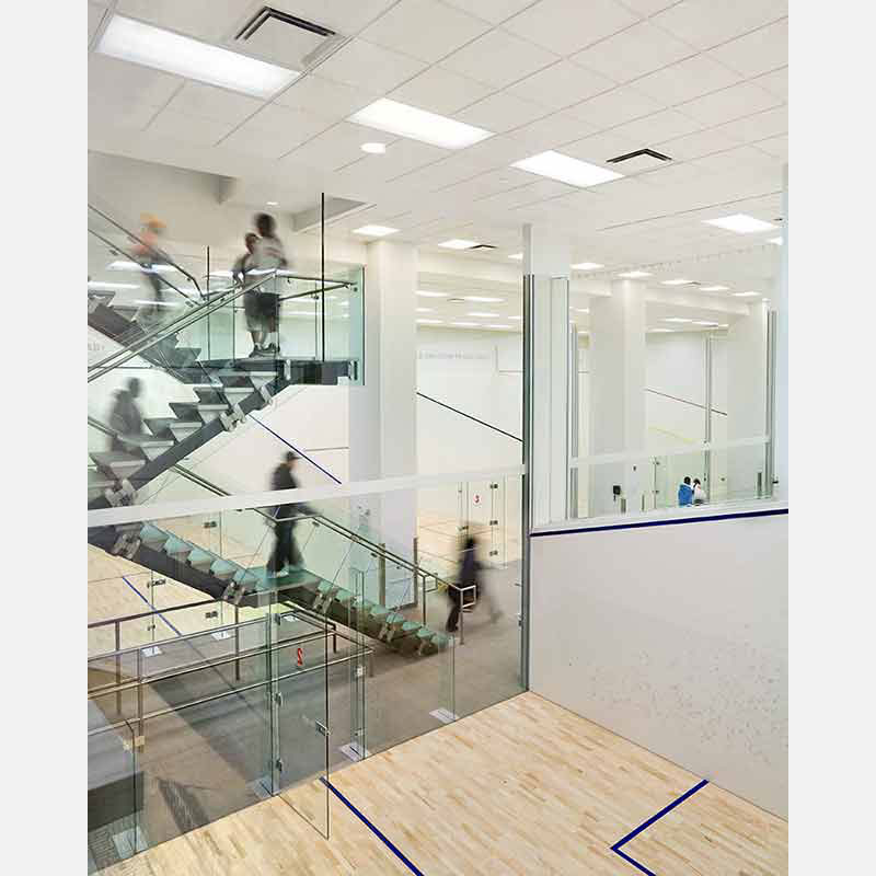 Professional architectural photograph of a sport facility in New York City