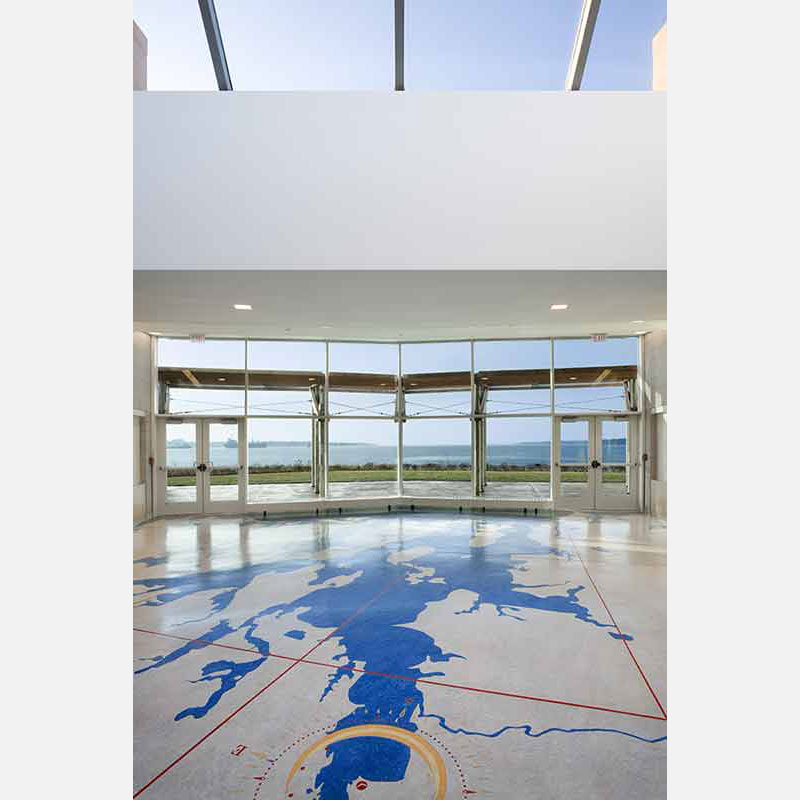 Professional architectural photograph of a cultural institution in Rhode Island