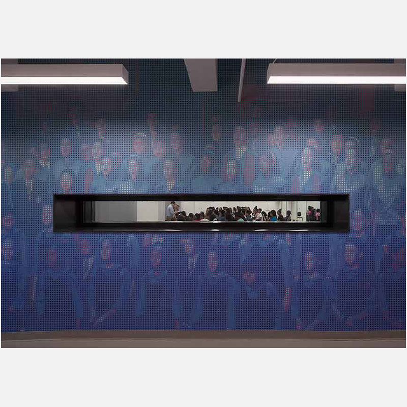 Professional architectural photograph of a cultural institution in New York City