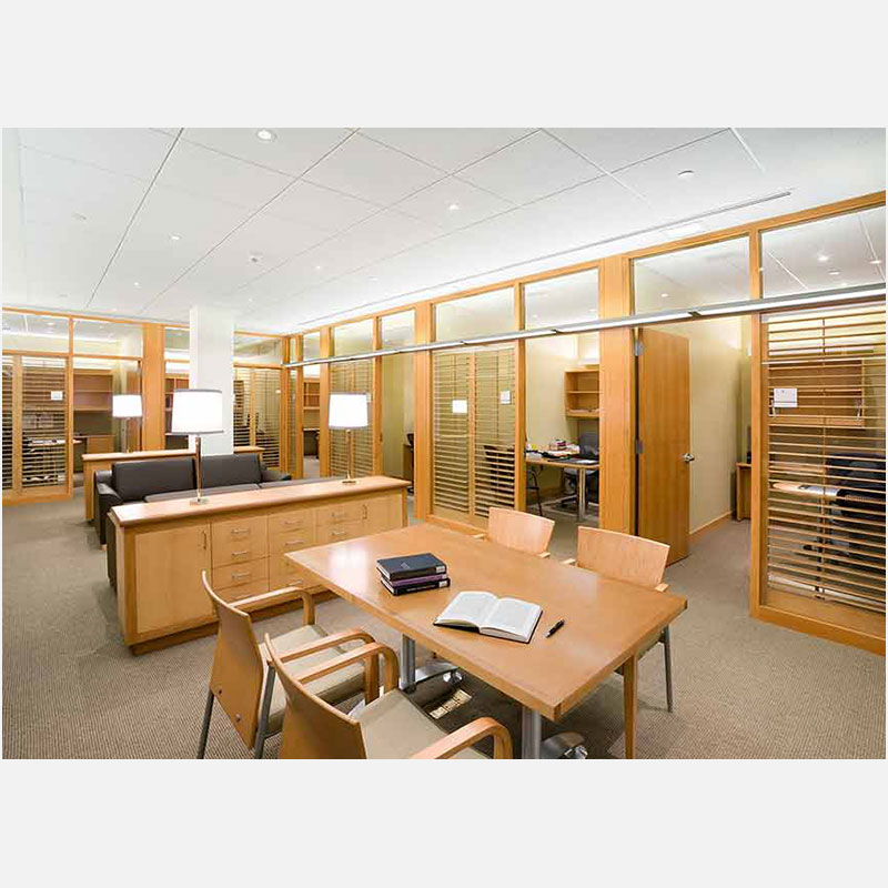 Professional architectural photograph of a library in New York City