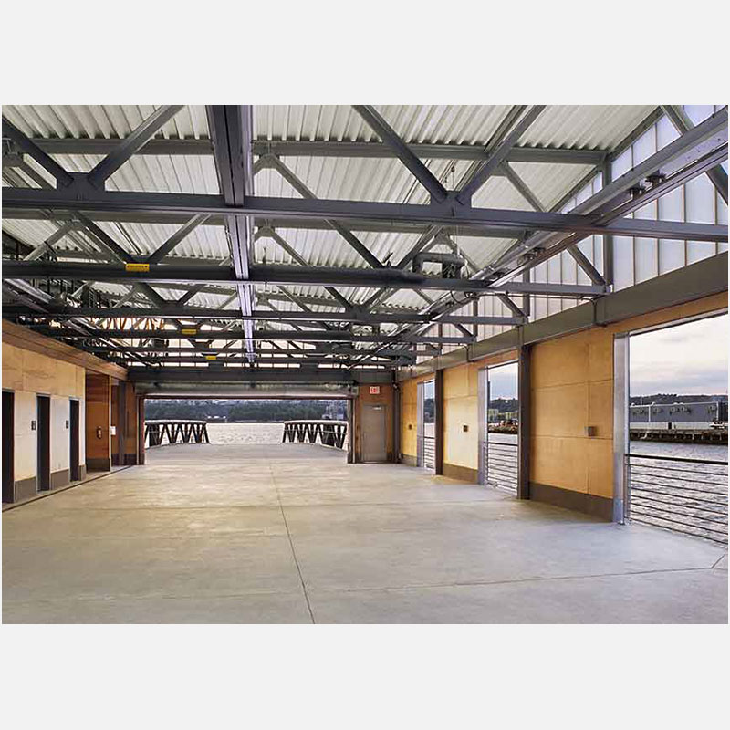 Professional architectural photograph of a sport facility in New York City