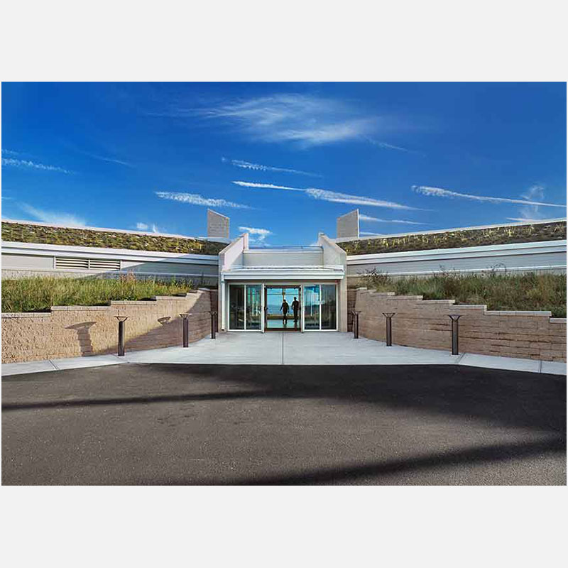 Professional architectural photograph of a cultural institution in Rhode Island