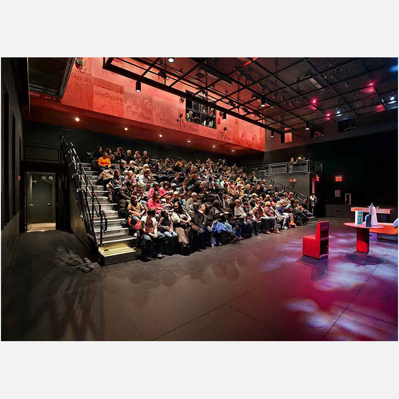 Professional architectural photograph of a cultural institution in New York City