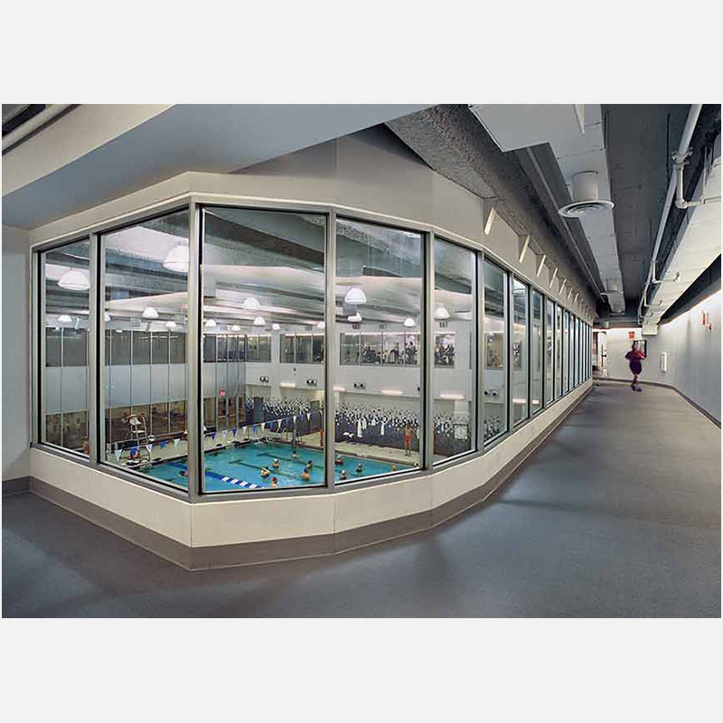 Professional architectural photograph of a sport facility in New York City