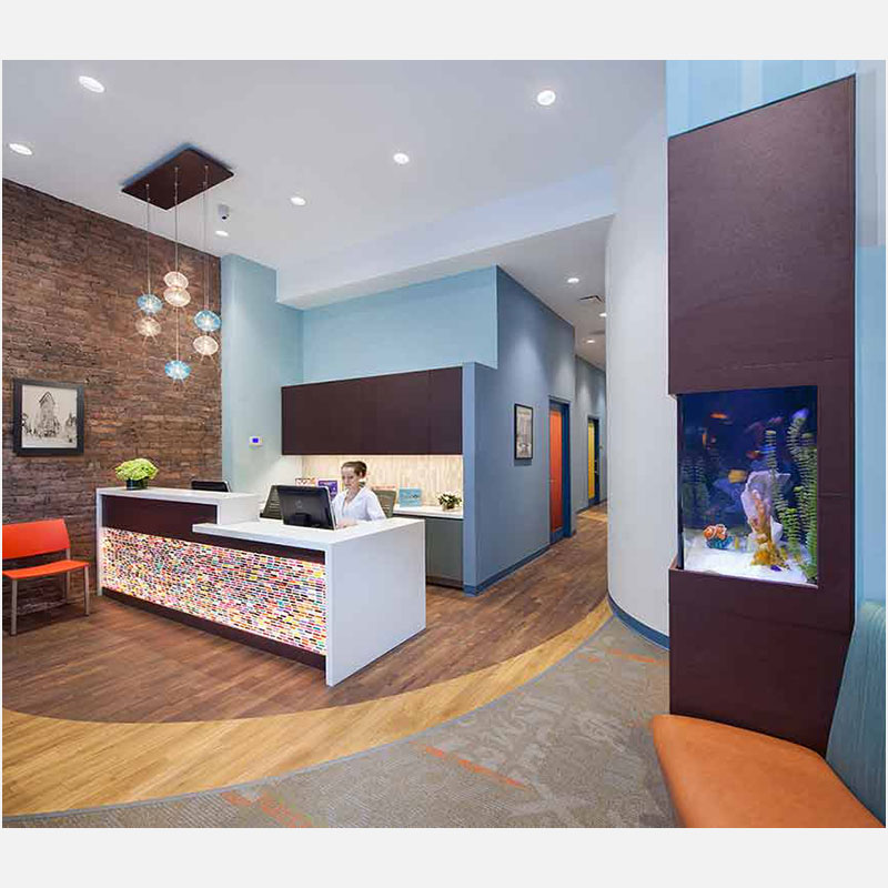 Professional architectural photograph of a doctor office in New York City