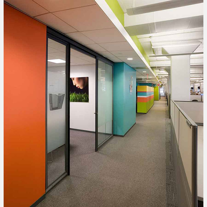 Photograph of a corporate office in New York City