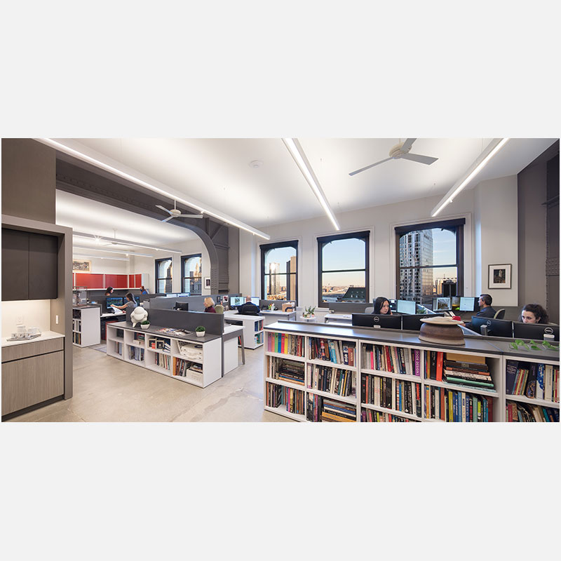 Photograph of a corporate office in New York City