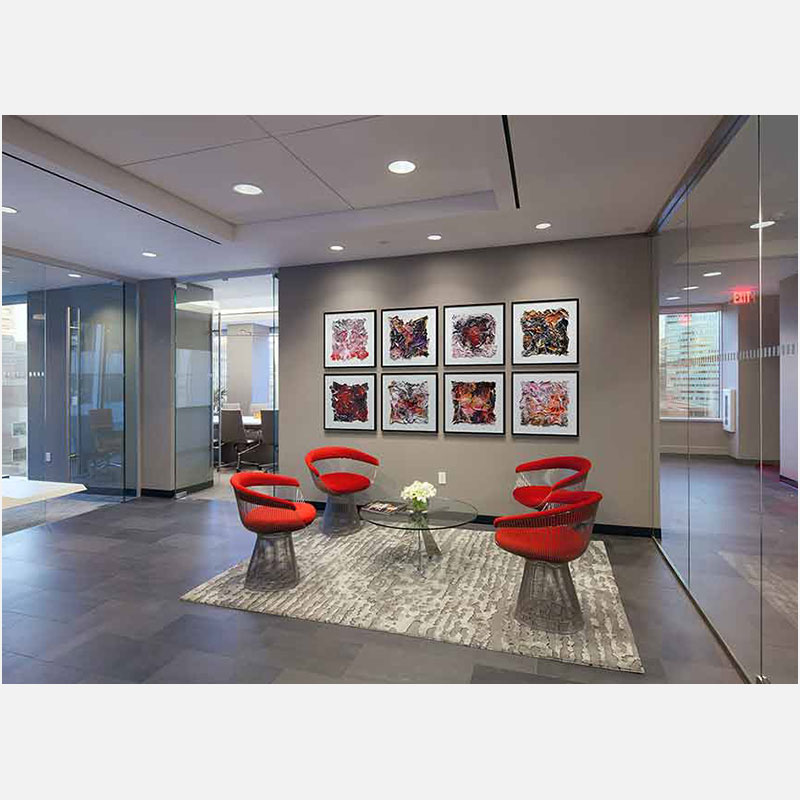 Photograph of a corporate office in New York City
