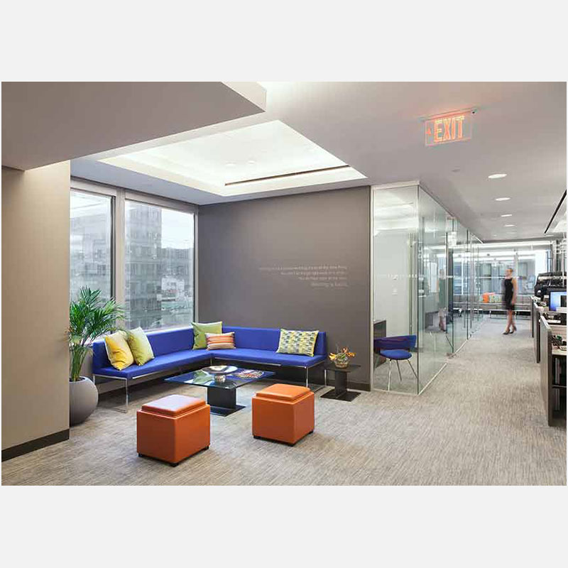 Photograph of a corporate office in New York City