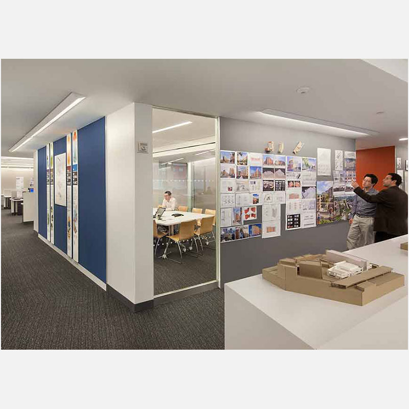 Photograph of a corporate office in New York City