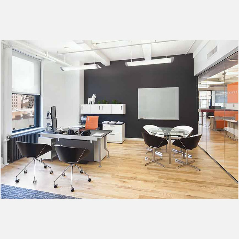 Photograph of a corporate office in New York City