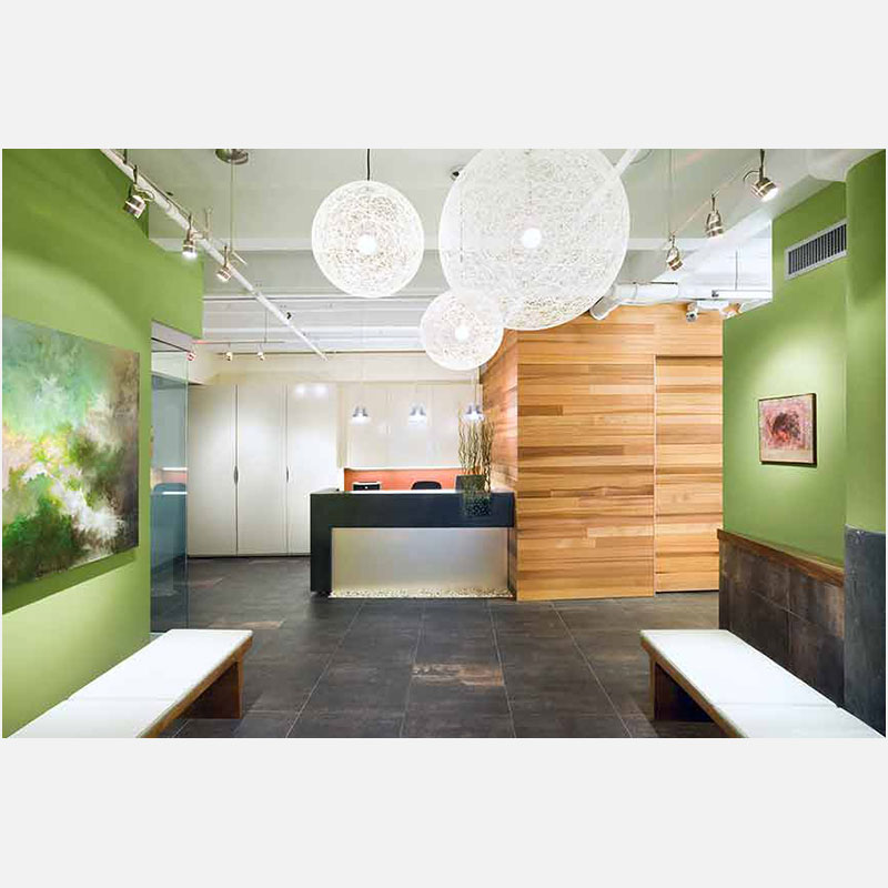 Photograph of a corporate office in New York City