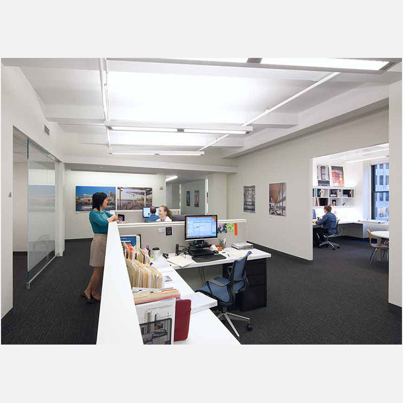 Photograph of a corporate office in New York City