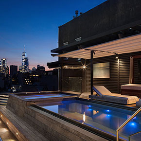 Photograph of a private residence. Link to the page featuring all interiors and exteriors photos of a private residence.