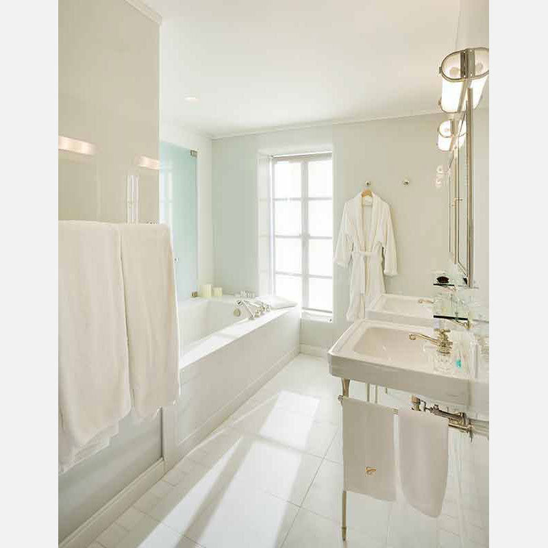 Professional architectural photograph of a high-end private residence in New York City