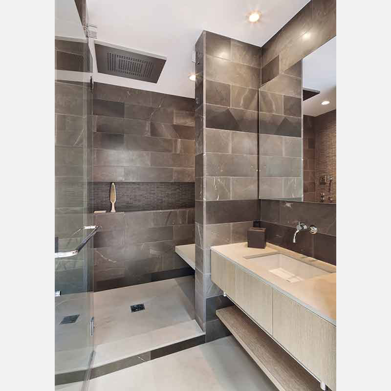 Professional architectural photograph of a high-end private residence in New York City