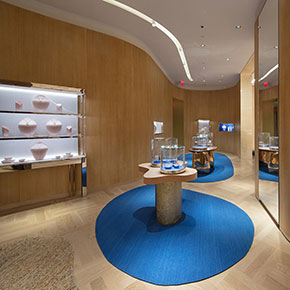 Photograph of a retail store. Link to the page featuring all interiors and exteriors photos of retail stores and showrooms.