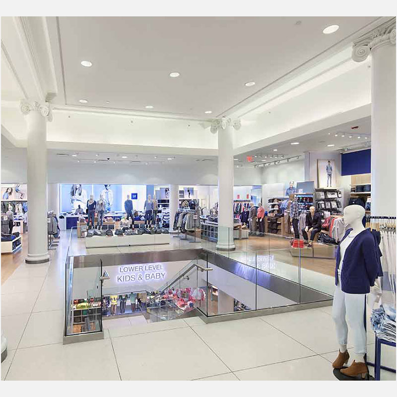 Professional architectural photograph of a store in New York City