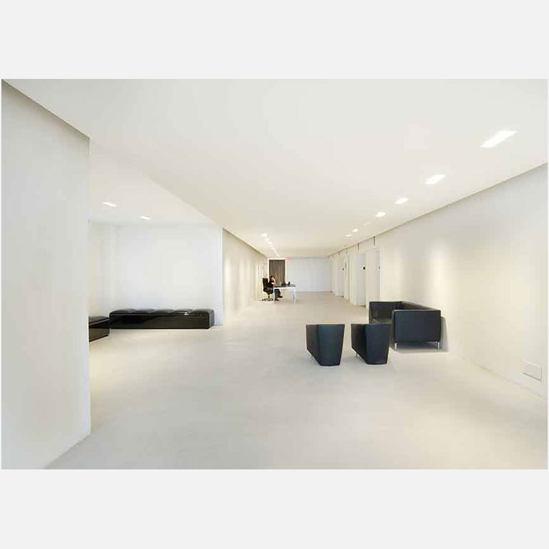 Professional architectural photograph of a showroom in New York City