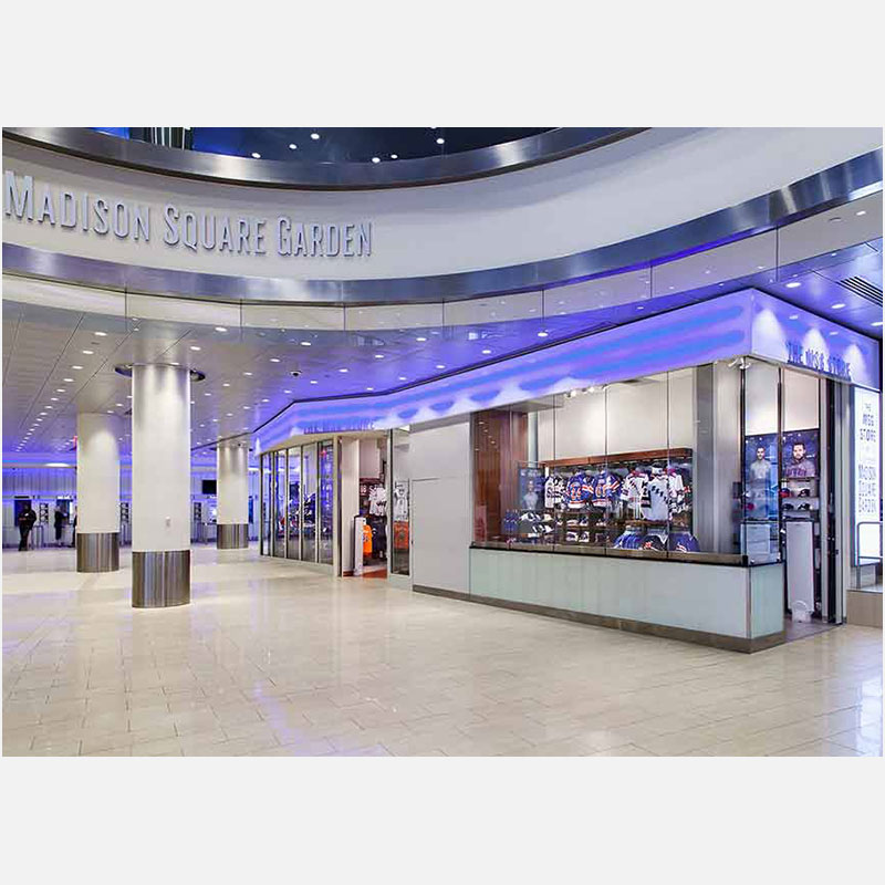 Professional architectural photograph of a store in New York City