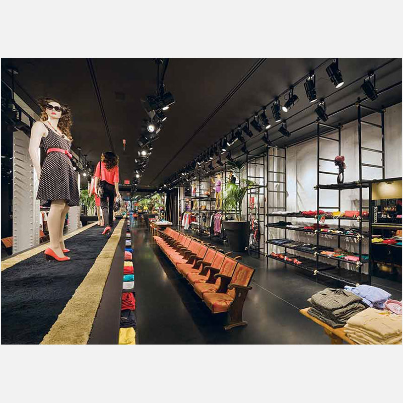 Professional architectural photograph of a store in New York City