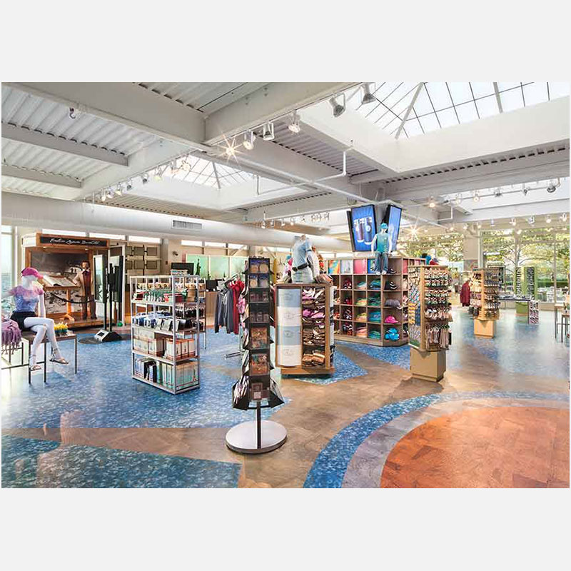 Professional architectural photograph of a store in New York City