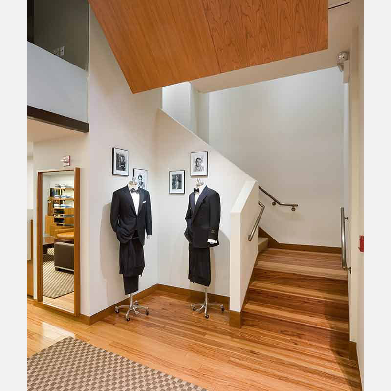 Professional architectural photograph of a store in New York City