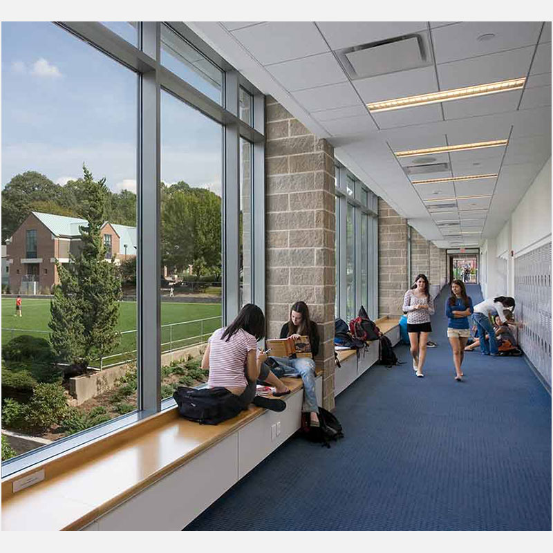 Professional architectural photograph of a school in New Jersey