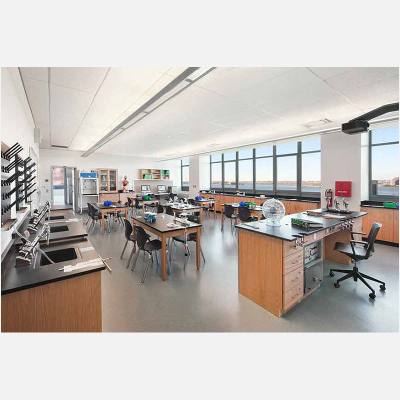 Professional architectural photograph of a school in New York City