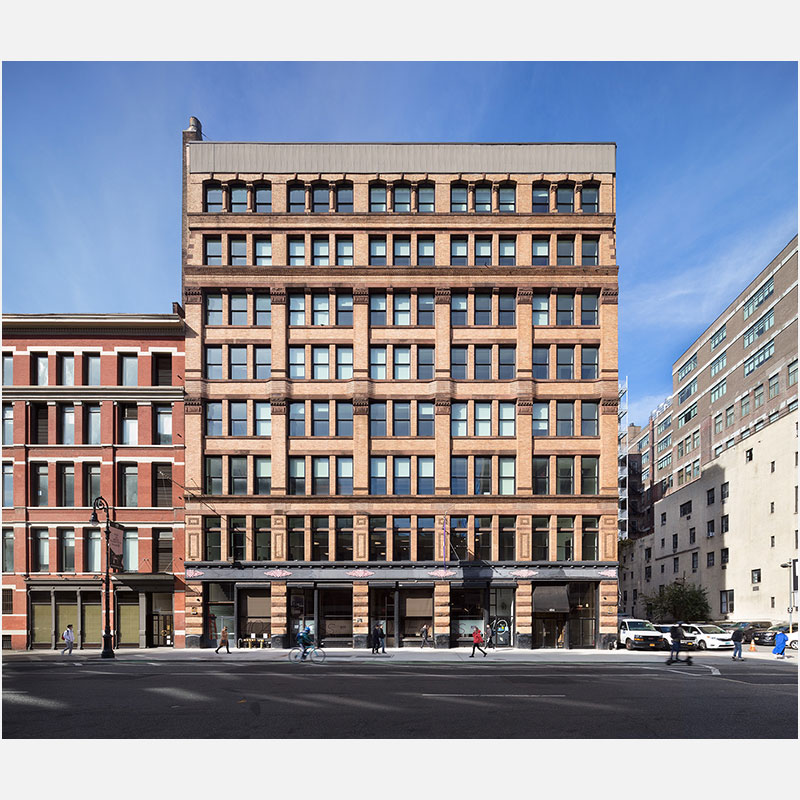 Professional architectural photograph of a college in New York City