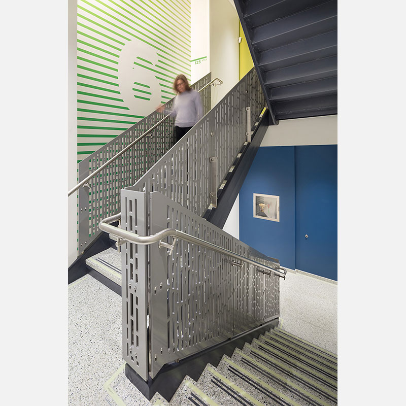 Professional architectural photograph of a college in New York City