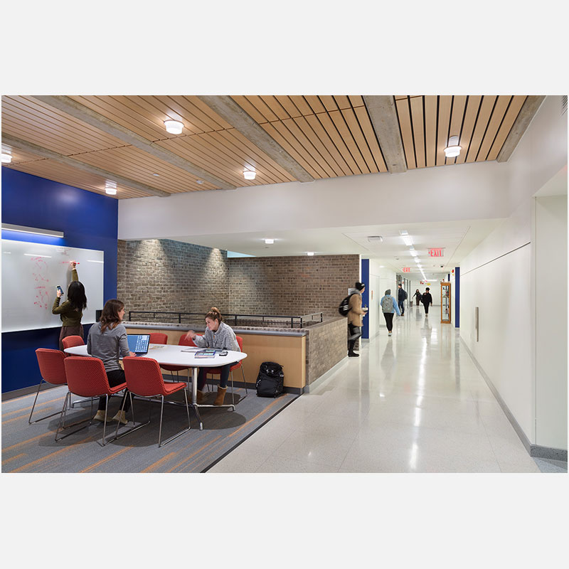 Professional architectural photograph of a college in Freedonia, New York