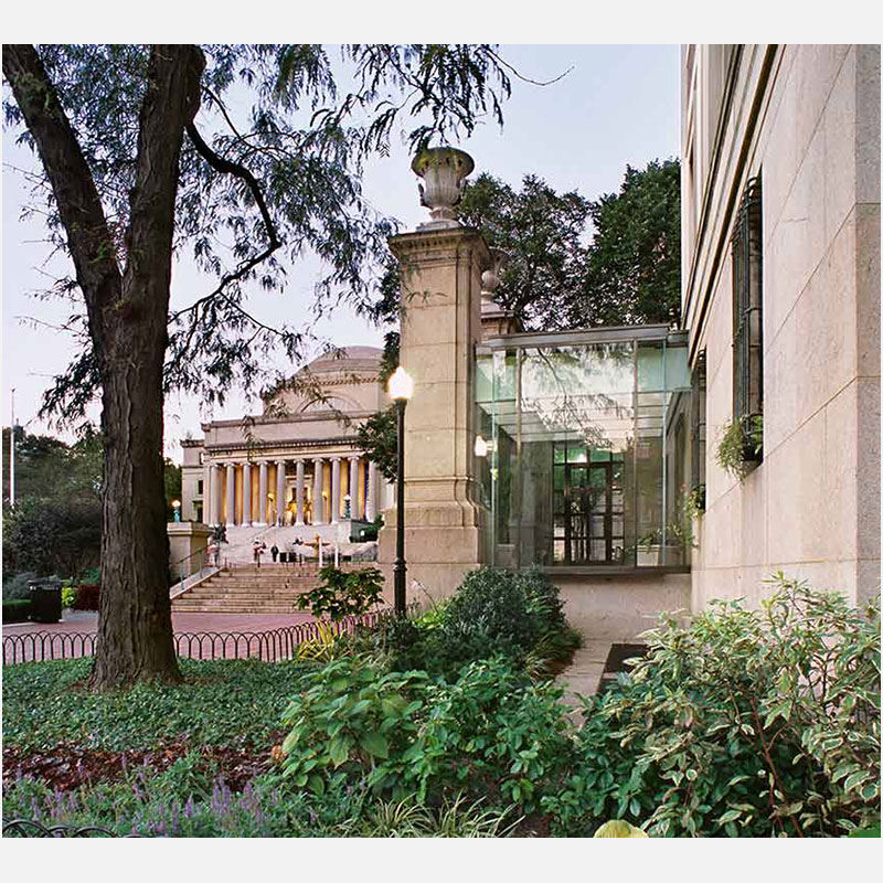 Professional architectural photograph of a college in New York City