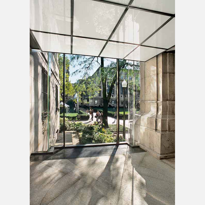 Professional architectural photograph of a college in New York City