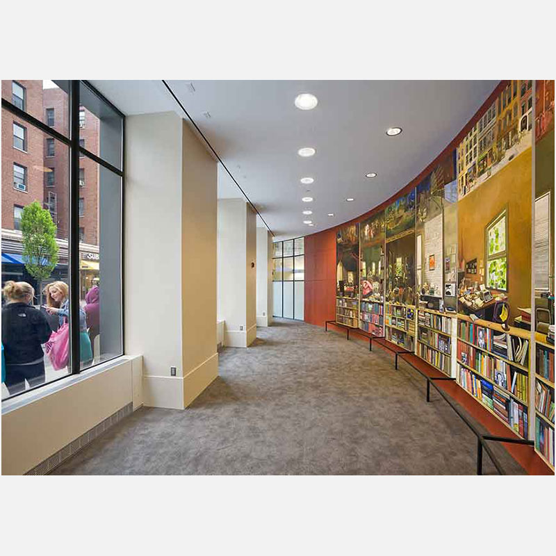 Professional architectural photograph of a college in New York City