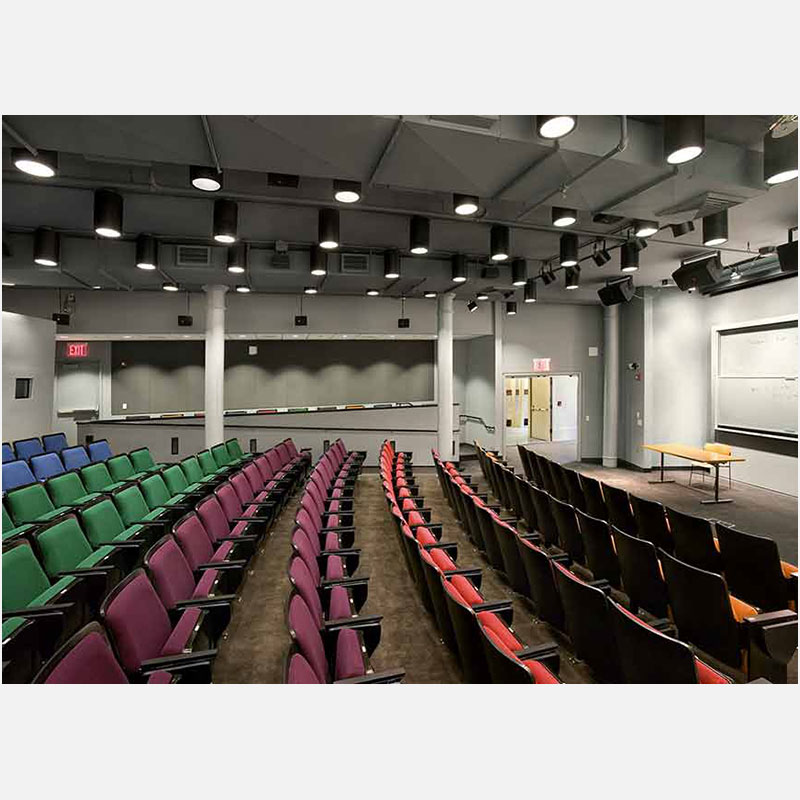 Professional architectural photograph of a college in New York City